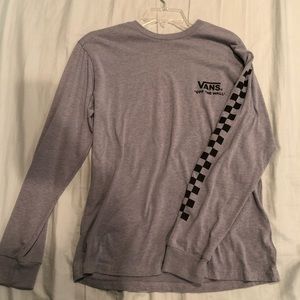 Vans Tee Shirt with checkered sleeves